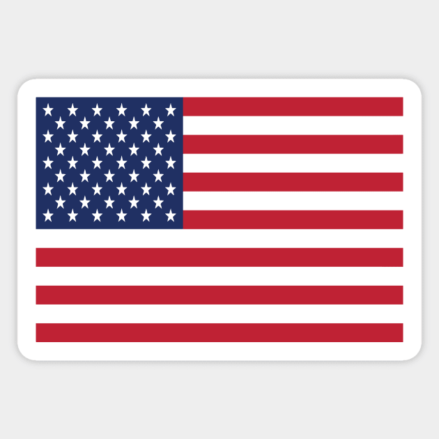 United States of America Flag, USA Flag Sticker by IslandConcepts